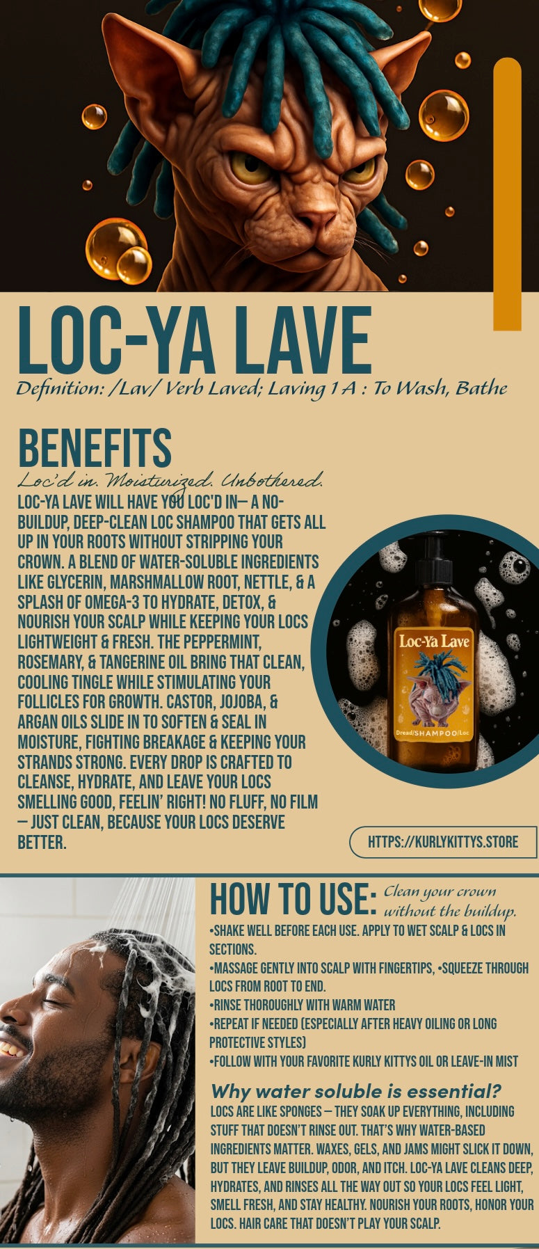 Loc-Ya Lave™ Loc Shampoo