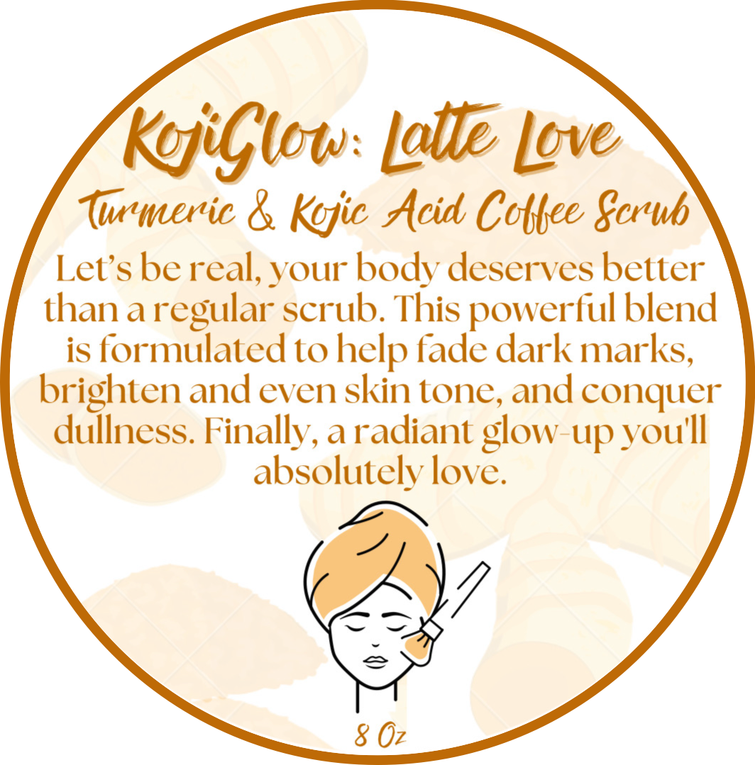 Latte Love™ Turmeric + Kojic Acid Coffee Scrub