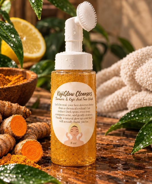 KojiGlow Cleansers™ | Turmeric + Kojic Acid Liquid Face Wash